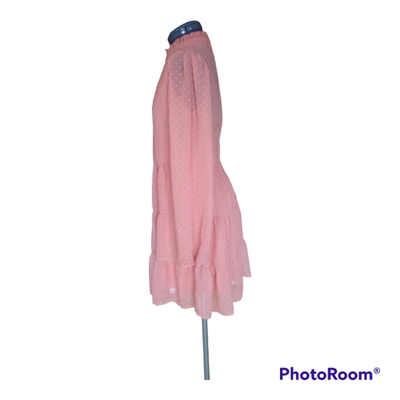 NWT TRIXXI, mini dress, burnt orange, Junior L - Picture 6 of 9